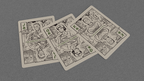 Frankenstein Series Comic Edition (Gilded) Playing Cards by Murphy's Magic Supplies, Inc.