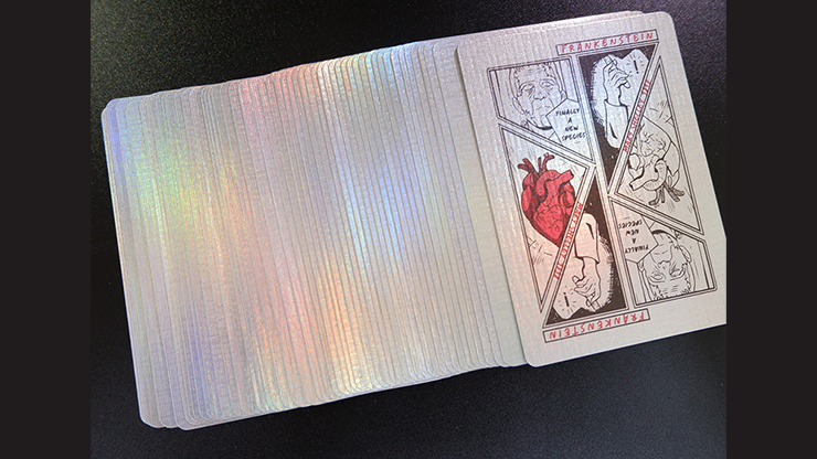 Frankenstein Series Holographic Comic Edition (Gilded) Playing Cards by Murphy's Magic Supplies, Inc.