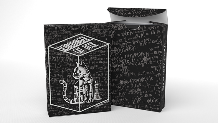 Schrodinger's Cat: Quantum Gilded Dead Black Playing Cards by Murphy's Magic Supplies, Inc.