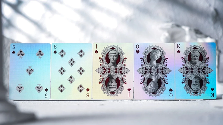 Alabaster Athena HOLO Playing Cards by TCC Fashion by Murphy's Magic Supplies, Inc.