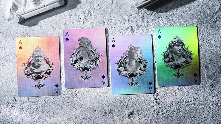 Alabaster Athena HOLO Playing Cards by TCC Fashion by Murphy's Magic Supplies, Inc.