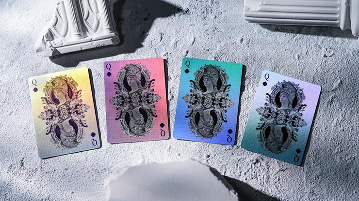 Alabaster Athena HOLO Playing Cards by TCC Fashion by Murphy's Magic Supplies, Inc.