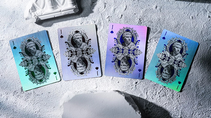 Alabaster Michelangelo HOLO Playing Cards by TCC Fashion by Murphy's Magic Supplies, Inc.
