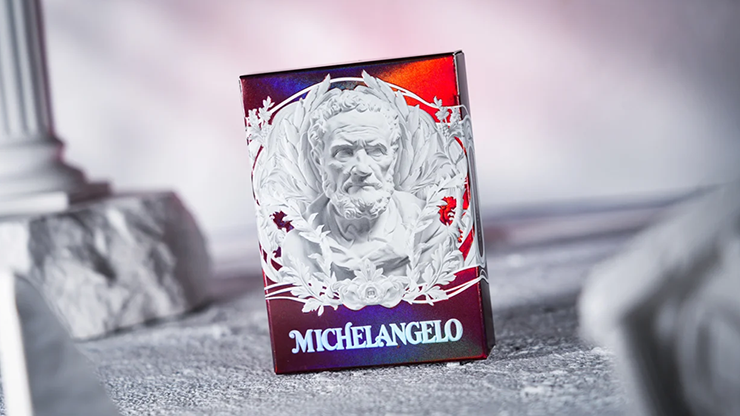 Alabaster Michelangelo HOLO Playing Cards by TCC Fashion by Murphy's Magic Supplies, Inc.