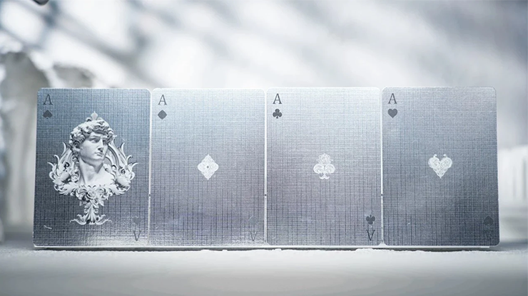 Alabaster Athena Luxury Playing Cards by TCC Fashion by Murphy's Magic Supplies, Inc.