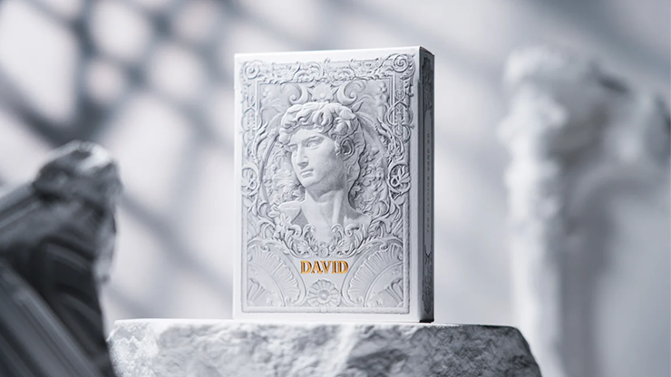 Alabaster David Luxury Playing Cards by TCC Fashion by Murphy's Magic Supplies, Inc.