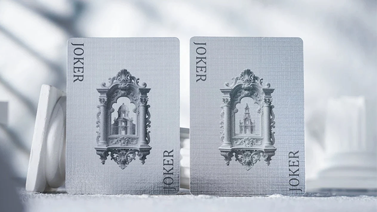 Alabaster Michelangelo Luxury Playing Cards by TCC Fashion by Murphy's Magic Supplies, Inc.