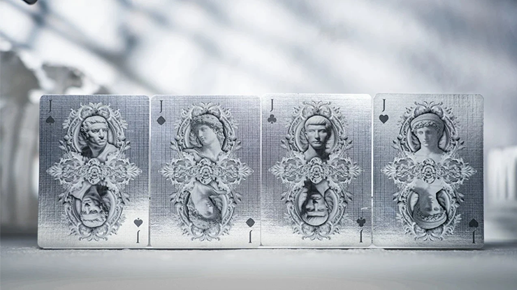 Alabaster Michelangelo Luxury Playing Cards by TCC Fashion by Murphy's Magic Supplies, Inc.