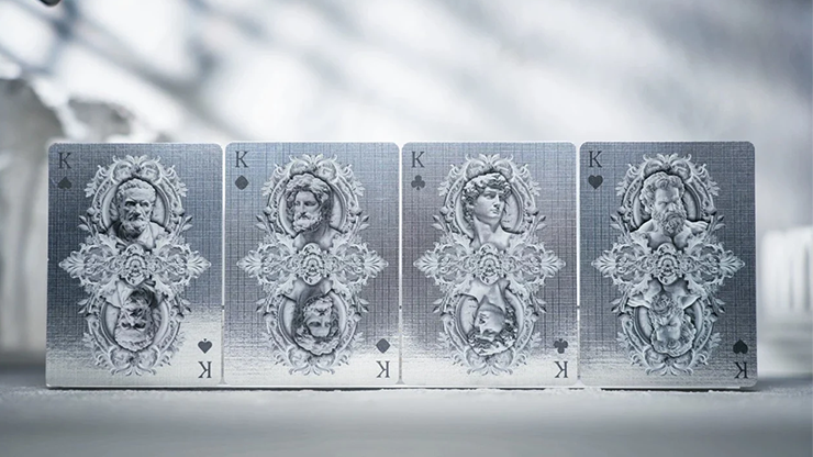 Alabaster Michelangelo Luxury Playing Cards by TCC Fashion by Murphy's Magic Supplies, Inc.