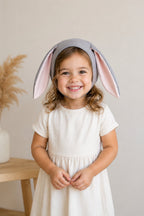 Gray Bunny Bonnet by Band of the Wild
