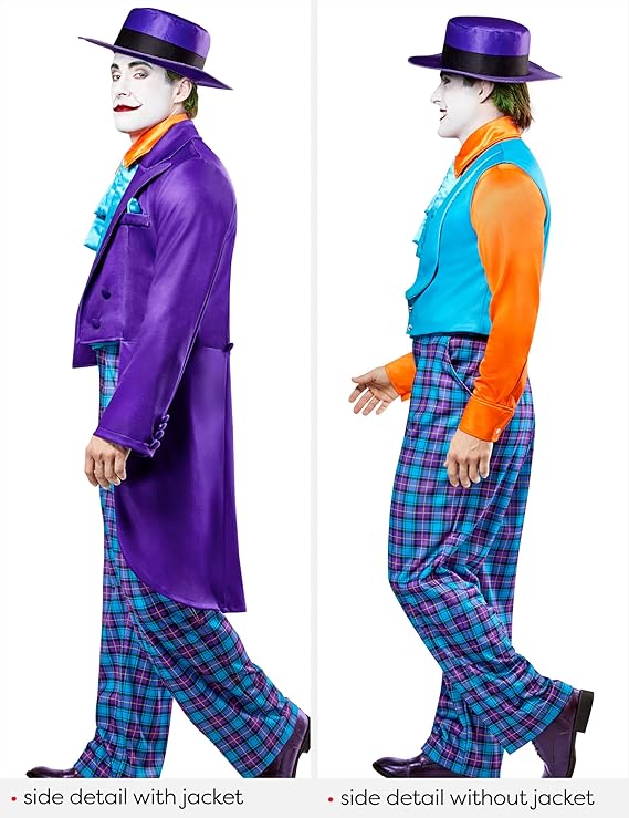 Deluxe Joker DC 1989 Batman Mens Costume by HalloweenStore.com