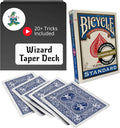 Teds Sterling Magic Professional Gimmicked Card Deck for Beginner to Pro Magicians, Appearing, Teleporting and Transforming Trick Cards (Blue Wizard Taper)