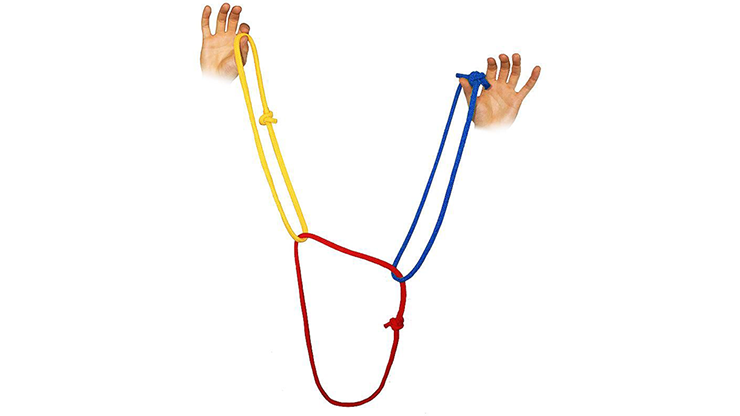 Three Color Linking Ropes by Vincenzo Di Fatta by Murphy's Magic Supplies, Inc.