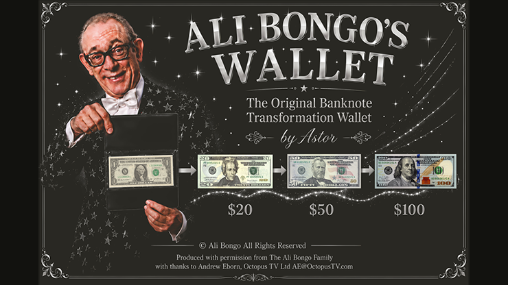 Ali Bongo's Wallet (Black) by Astor by Murphy's Magic Supplies, Inc.