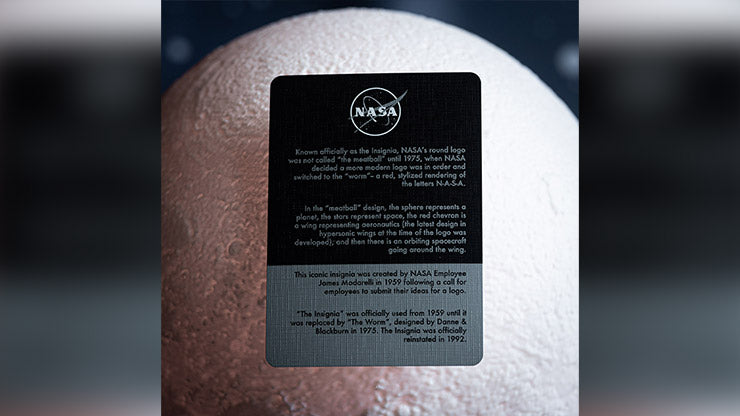 NASA BLACK HOLE "MEATBALL" LOGO PLAYING CARDS by Murphy's Magic Supplies, Inc.