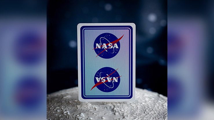 NASA HOLOGRAPHIC FOIL "MEATBALL" LOGO PLAYING CARDS by Murphy's Magic Supplies, Inc.
