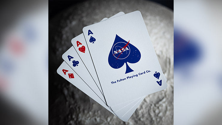 NASA HOLOGRAPHIC FOIL "MEATBALL" LOGO PLAYING CARDS by Murphy's Magic Supplies, Inc.