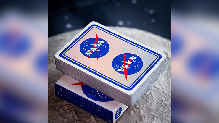 NASA HOLOGRAPHIC FOIL "MEATBALL" LOGO PLAYING CARDS by Murphy's Magic Supplies, Inc.