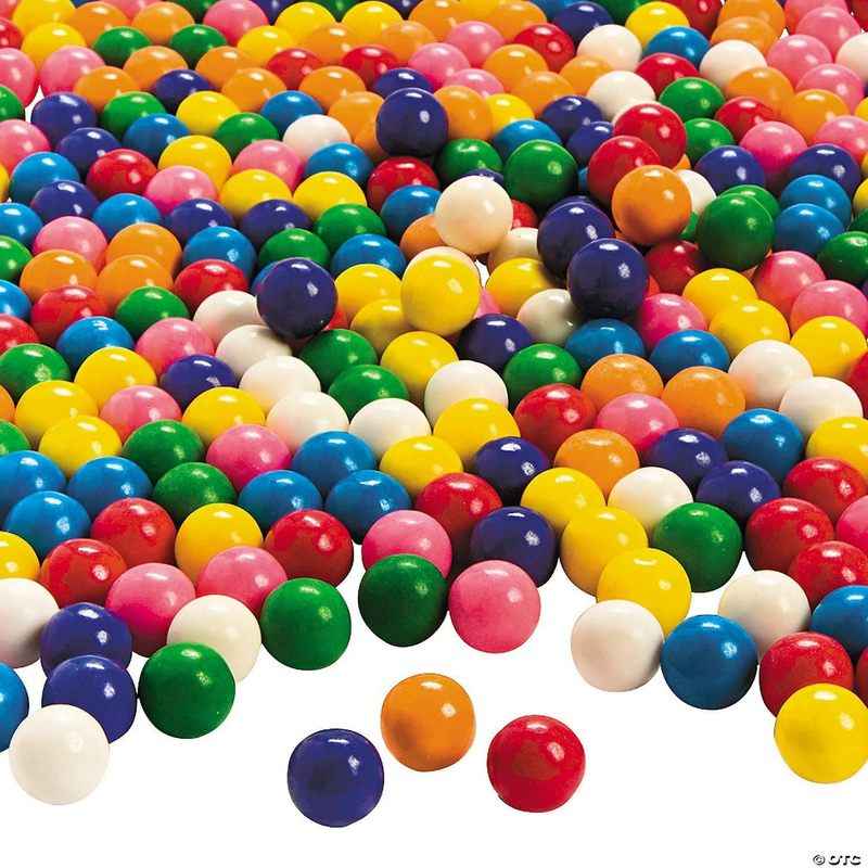 Bulk Mini Gumballs (1/2 inch) 4 lb Bag Naturally Colored Gum No Artificial Dyes Rainbow Gumballs for Vending Machines, Piatas, Candy Buffets, Party Favors, Schools, Offices & Bulk Candy Displays