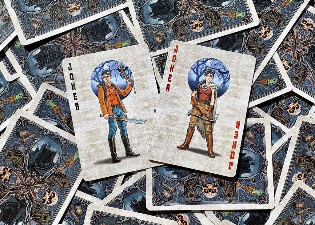 Bicycle Playing Cards Monster: Custom Artwork Poker Cards Deck, Mythical Creatures Theme, Classic Air-Cushion Finish, Collectors Item, Perfect for Pokeno, Canasta, and Bridge Games