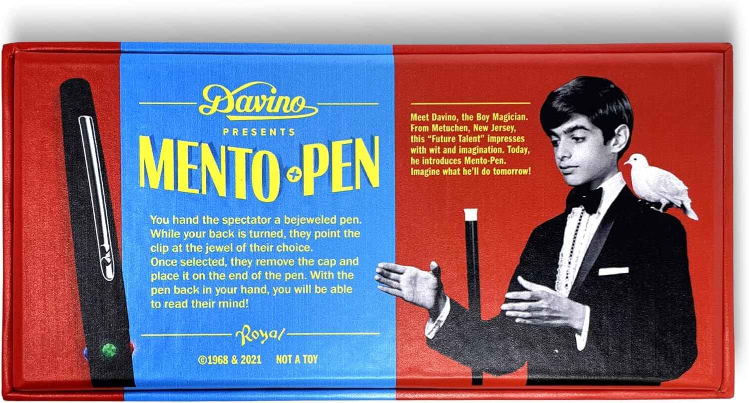 David Copperfield’s Mento-Pen Collector’s Edition – Officially Licensed Limited First Edition Magic Pen with Booklet, Certificate &amp; Box – Classic Mystery Prop for Magician, Magic Tricks &amp; Collectors