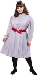 Samantha Parkington American Girl Doll Plaid Womens Costume Dress by HalloweenStore.com