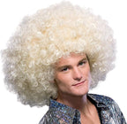 Super Afro Wig Blonde Unisex For Adults by HalloweenStore.com