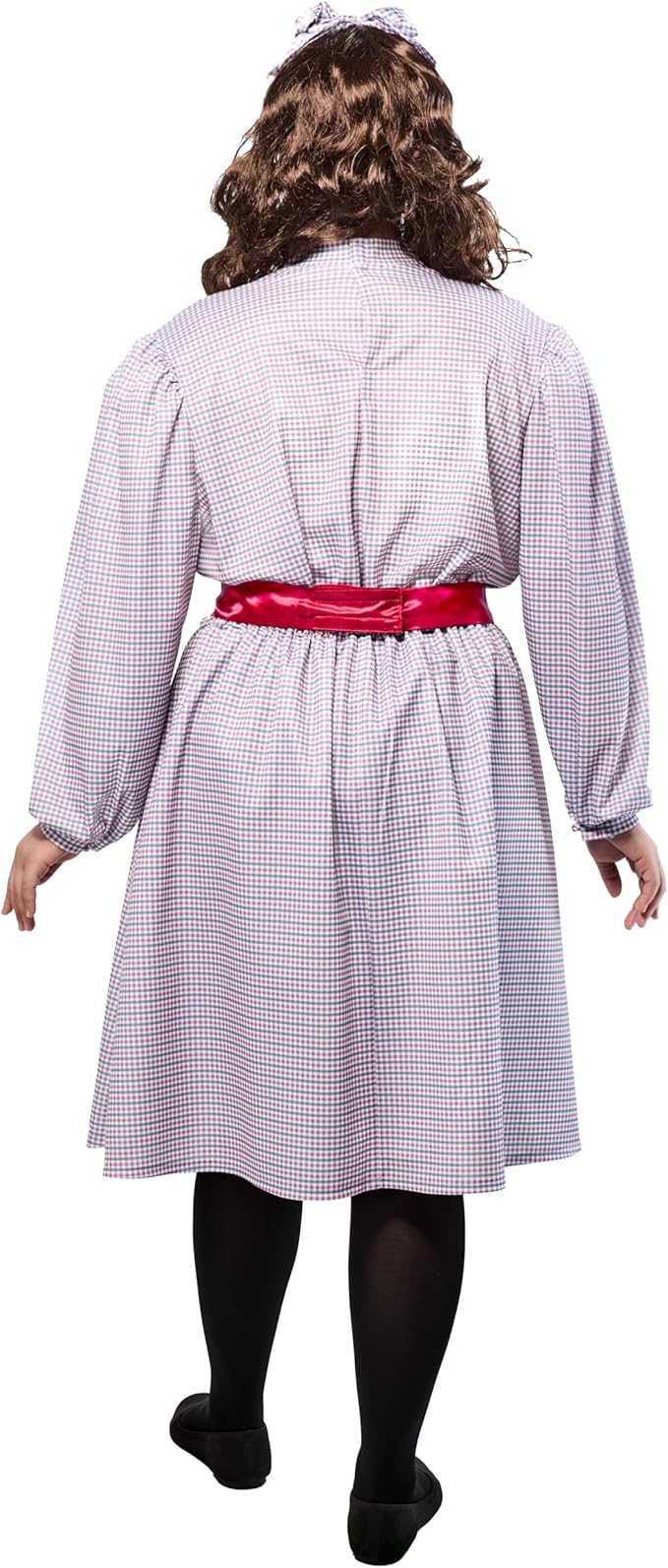 Samantha Parkington American Girl Doll Plaid Womens Costume Dress by HalloweenStore.com