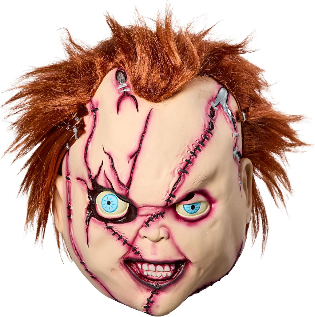 Bride of Chucky: Chucky Overhead Latex Mask for Adults by HalloweenStore.com