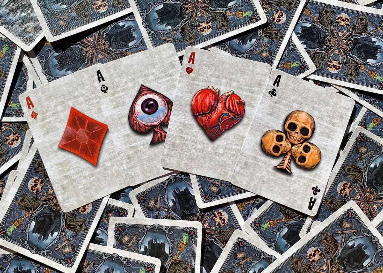 Bicycle Playing Cards Monster: Custom Artwork Poker Cards Deck, Mythical Creatures Theme, Classic Air-Cushion Finish, Collectors Item, Perfect for Pokeno, Canasta, and Bridge Games
