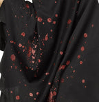 Glittering Ghost Face Adult Poncho by HalloweenStore.com