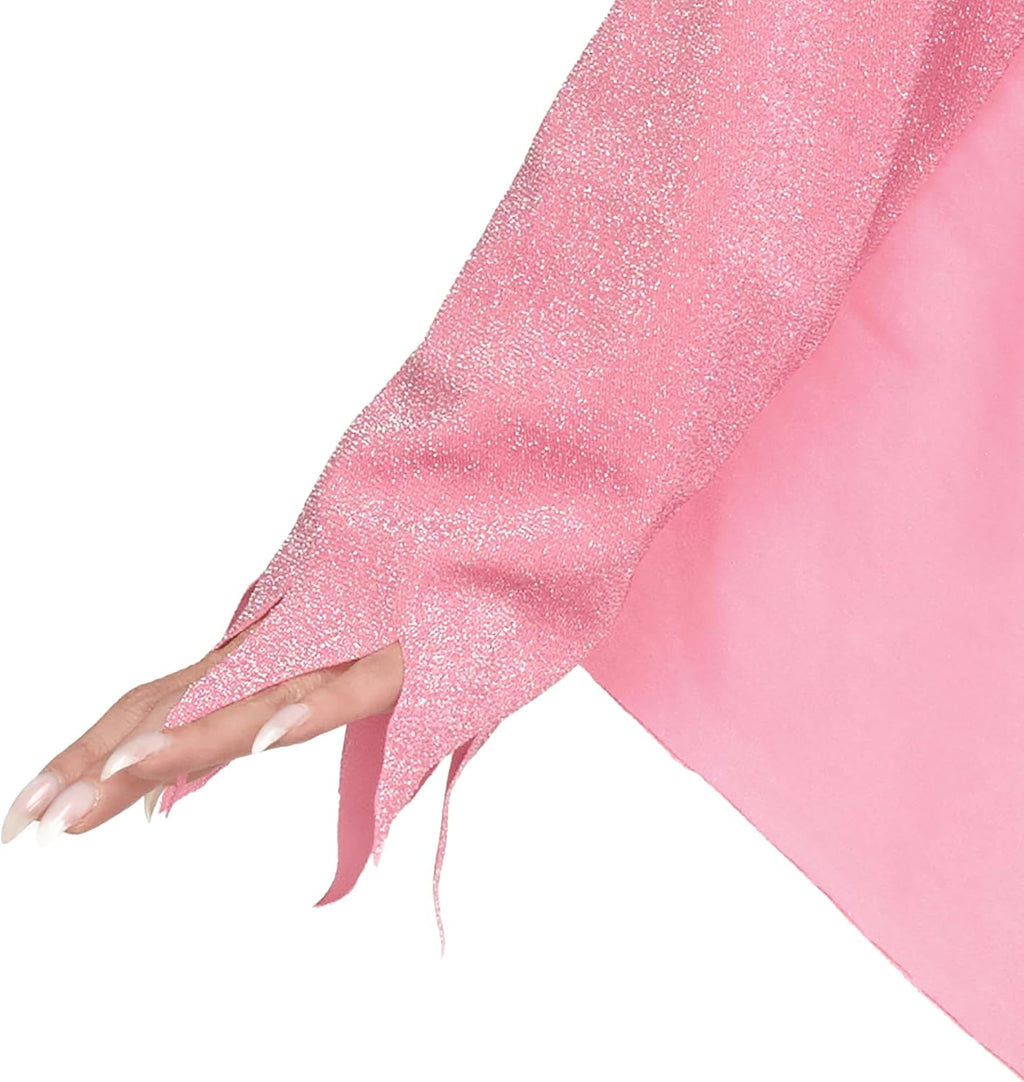 Ghost Face Adult Pink Glitter Costume by HalloweenStore.com
