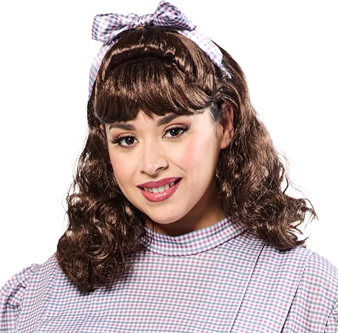 Samantha Parkington American Girl Doll Plaid Womens Costume Dress by HalloweenStore.com