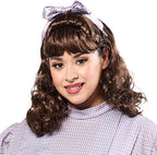 Samantha Parkington American Girl Doll Plaid Womens Costume Dress by HalloweenStore.com