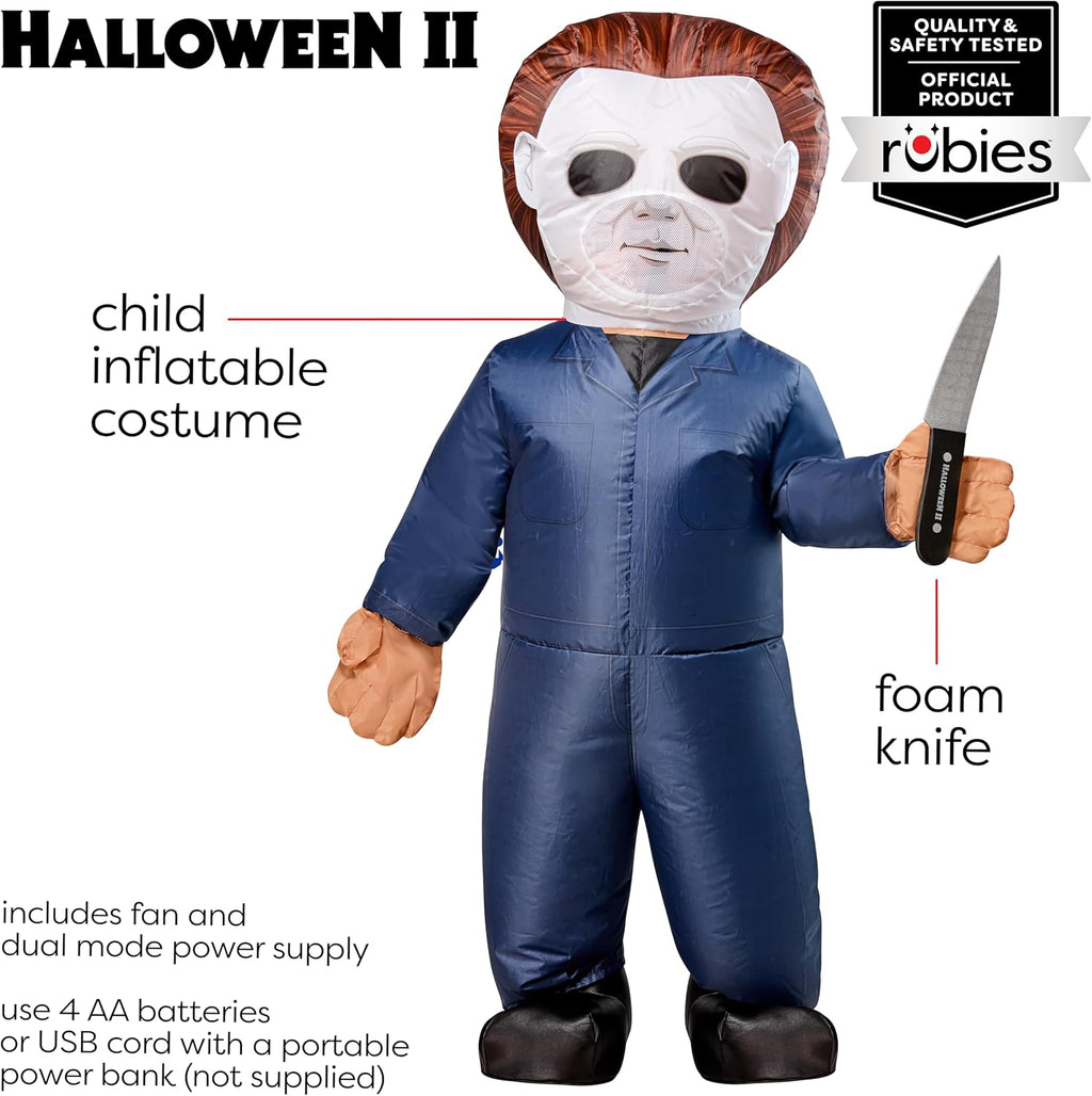 Halloween: Michael Myers Inflatable Costume for Kids by HalloweenStore.com
