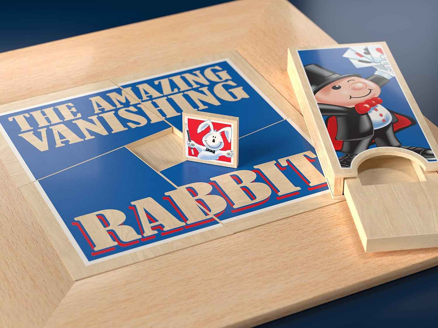 Marvins Magic - Treasured Magic Tricks - Wooden Deluxe Magic Set - Gifts for Kids, Kids Toys, Full Set, Tricks for Adults - with Vanishing Rabbit Illusion, Amazing Rising Cards &amp; More