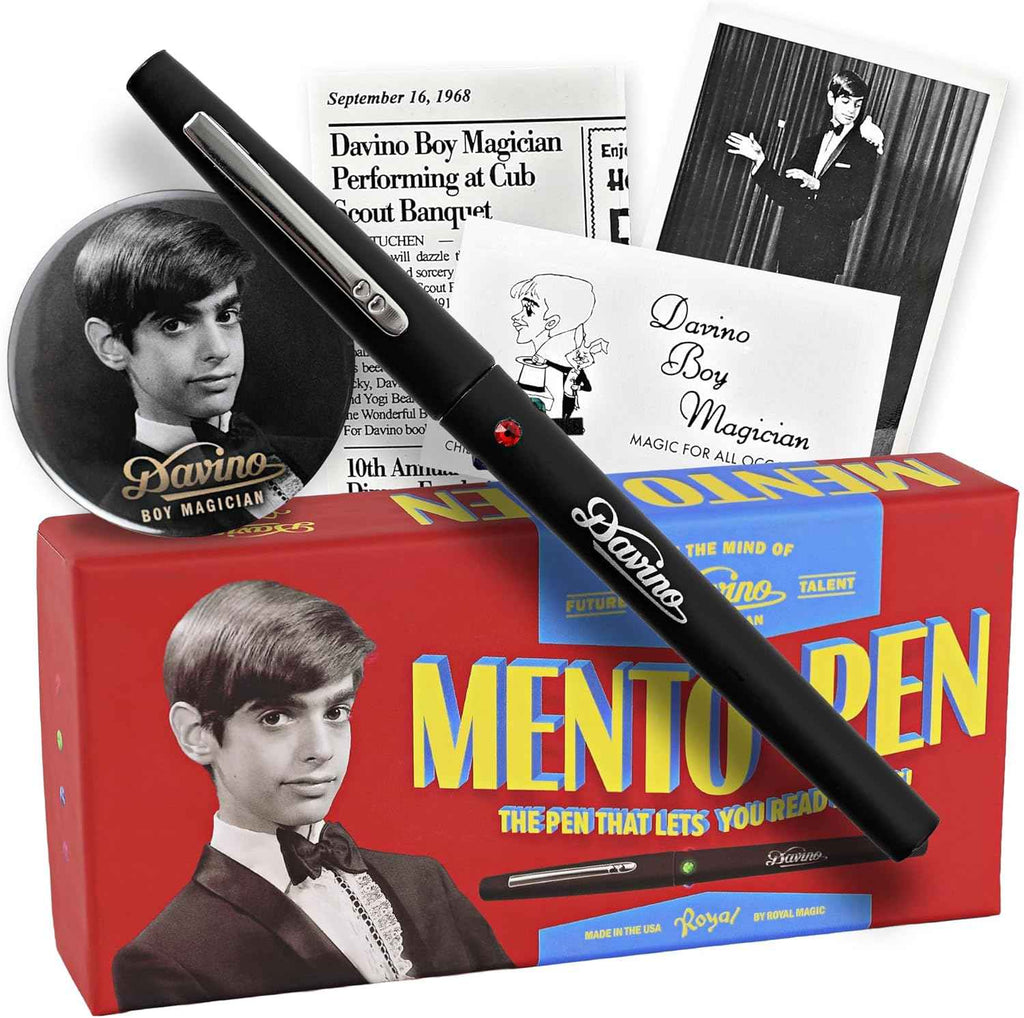David Copperfield’s Mento-Pen Collector’s Edition – Officially Licensed Limited First Edition Magic Pen with Booklet, Certificate &amp; Box – Classic Mystery Prop for Magician, Magic Tricks &amp; Collectors