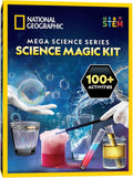 NATIONAL GEOGRAPHIC Science Magic Kit – Science Kit for Kids with 100  Unique Experiments and Magic Tricks, Chemistry Set and STEM Project, A Great Gift for Boys and Girls (Amazon Exclusive)
