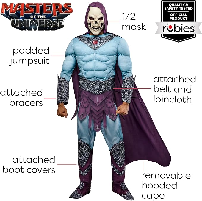 Masters Of The Universe: Skeletor Men's Costume by HalloweenStore.com