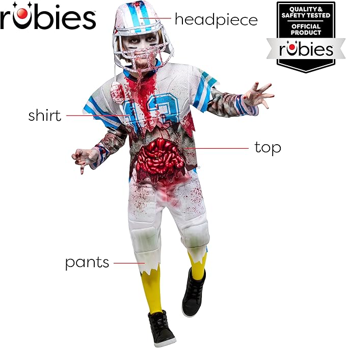 Zombie Football Player Boys Costume by HalloweenStore.com