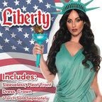Sexy Lady Liberty Statue of Liberty Women's Patriotic Costume by HalloweenStore.com