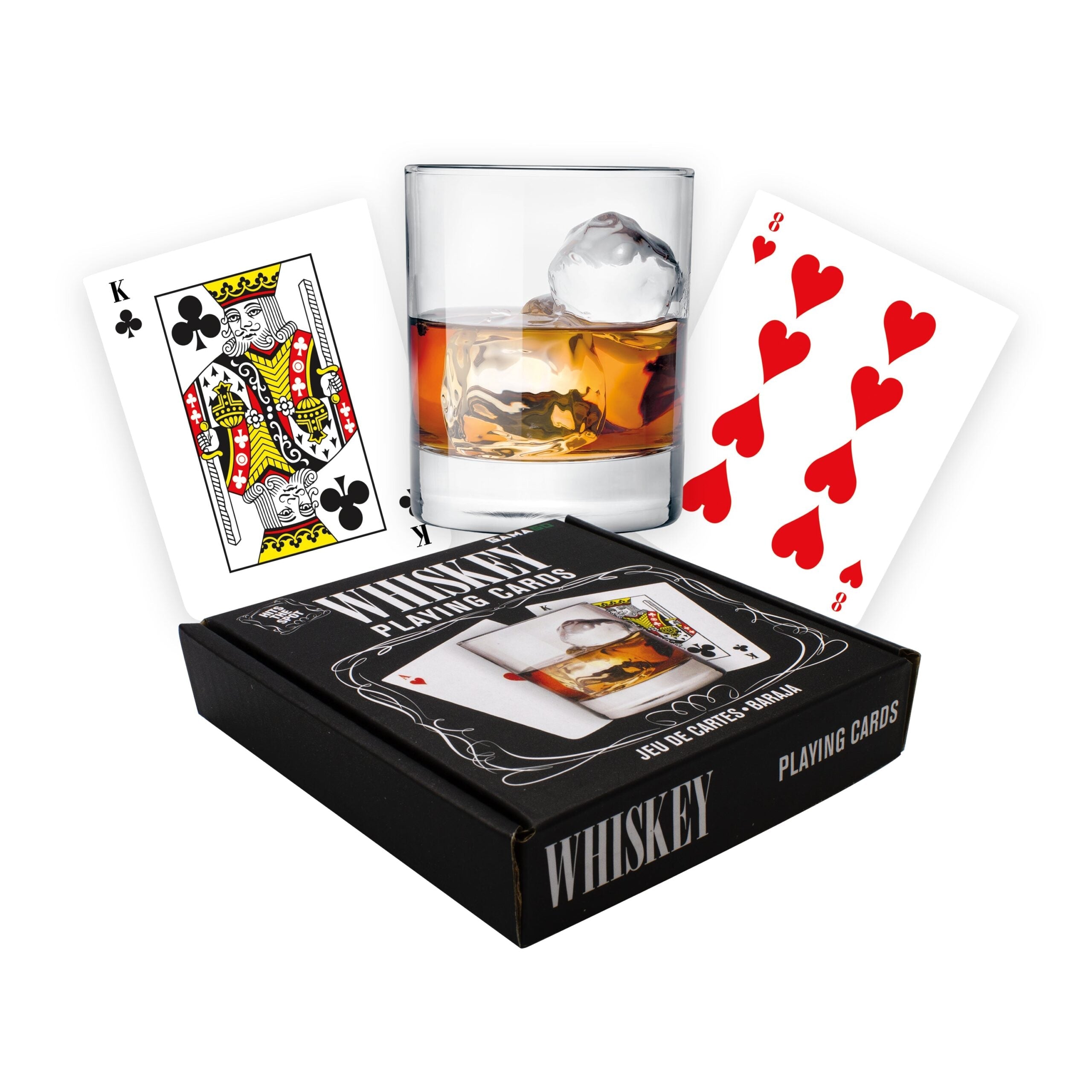 Whiskey Shaped Poker Playing Cards by Card-Addiction.com