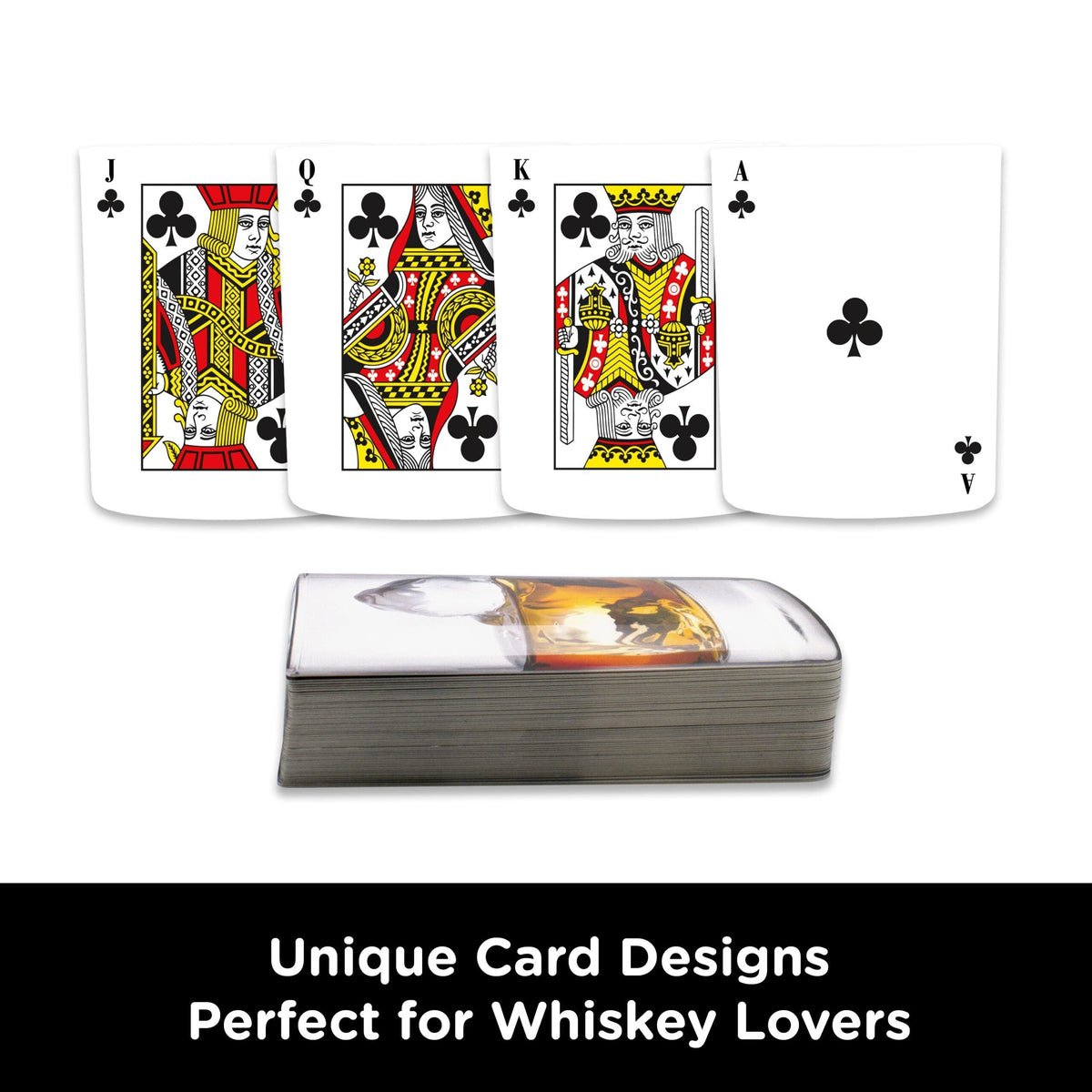 Whiskey Shaped Poker Playing Cards by Card-Addiction.com