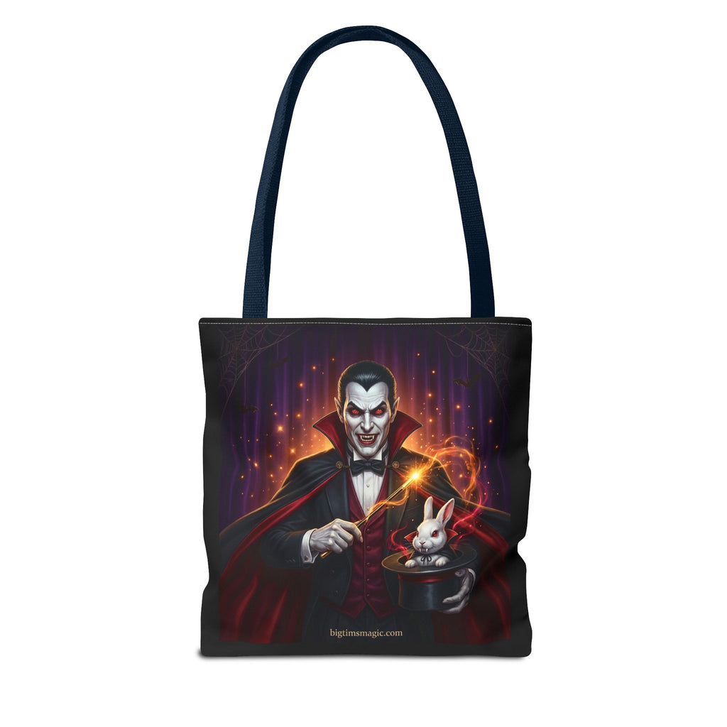Halloween Vampire Tote Bag — Gothic Dracula Trick Canvas Tote by Printify