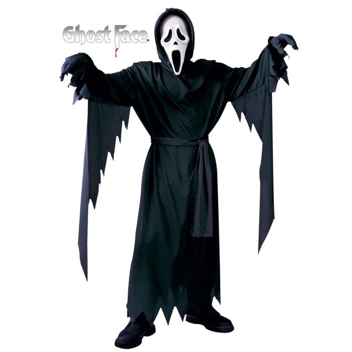 Child Ghost Face Scream Costume One Size by HalloweenStore.com