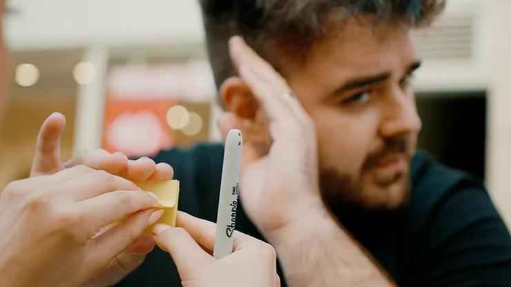 [P.O.V. Pad Gimmick] P.O.V. PAD Gimmick Mentalism Magic Tricks Illusions Street Magic Props Close up Magician Funny Street Trick Telepathy Magic Props