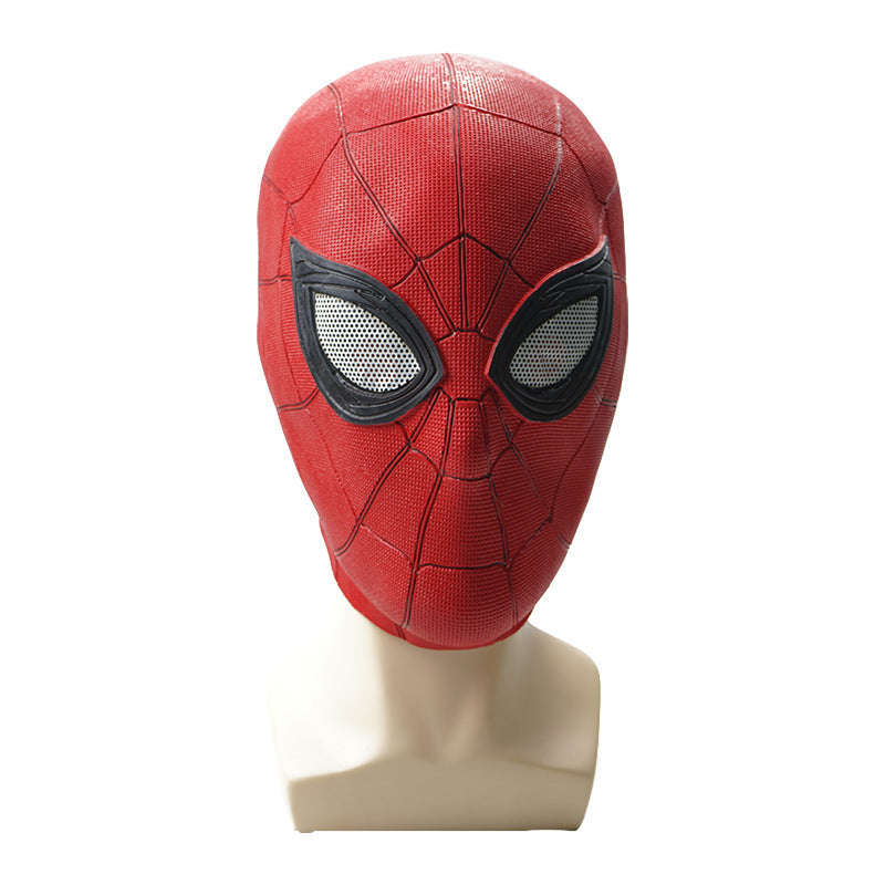 Spider Man hero mask headgear new latex Halloween Cosplay peripheral props by American Smart