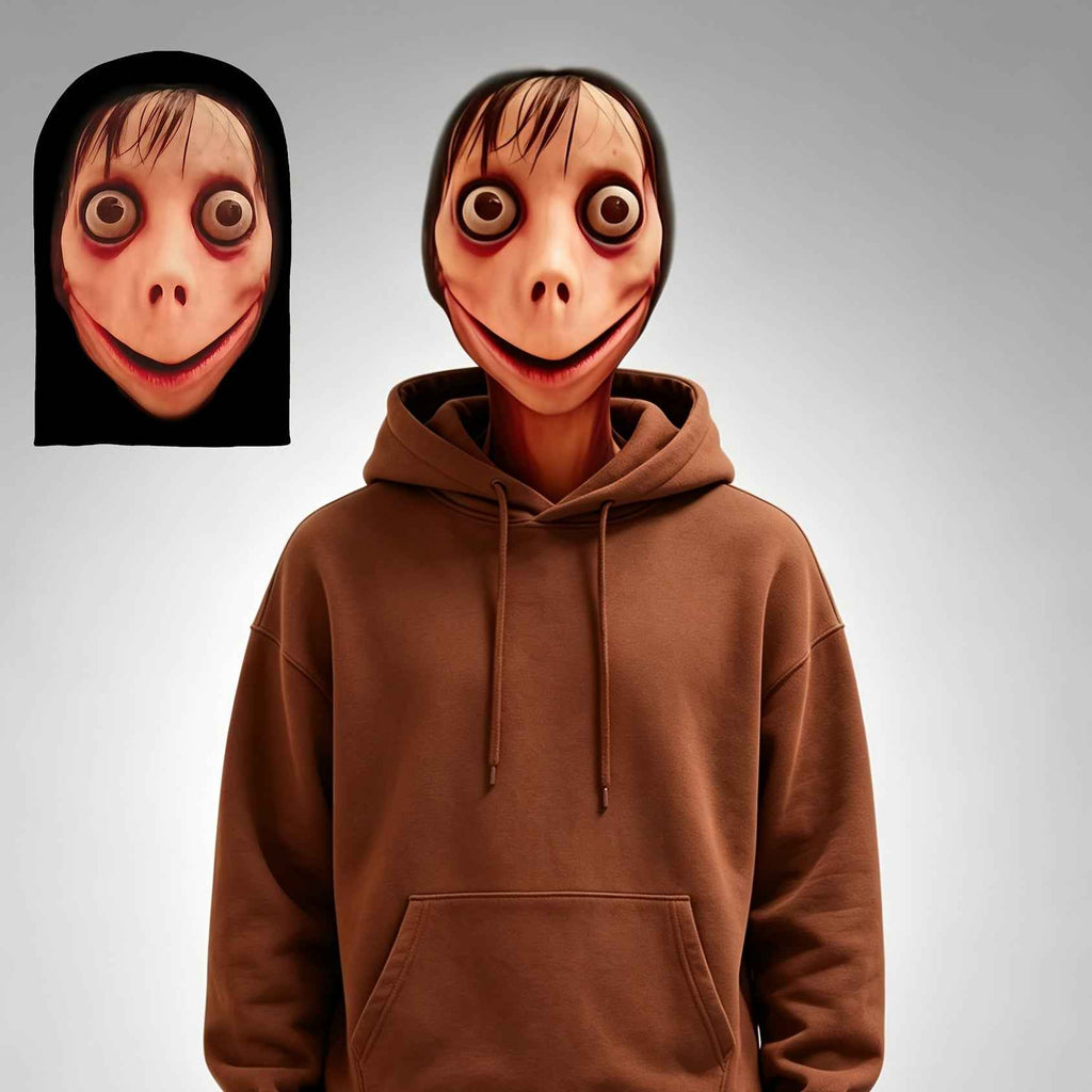 1pc Terrifying Realistic Costume Headgear, Realistic Full Face Role-playing Design, Full Face Mesh Mask - Breathable and Visible Full Face Costume Headgear - Halloween and Carnival Performance Mask - Neutral Adult Mask, Suitable for Various Occasions