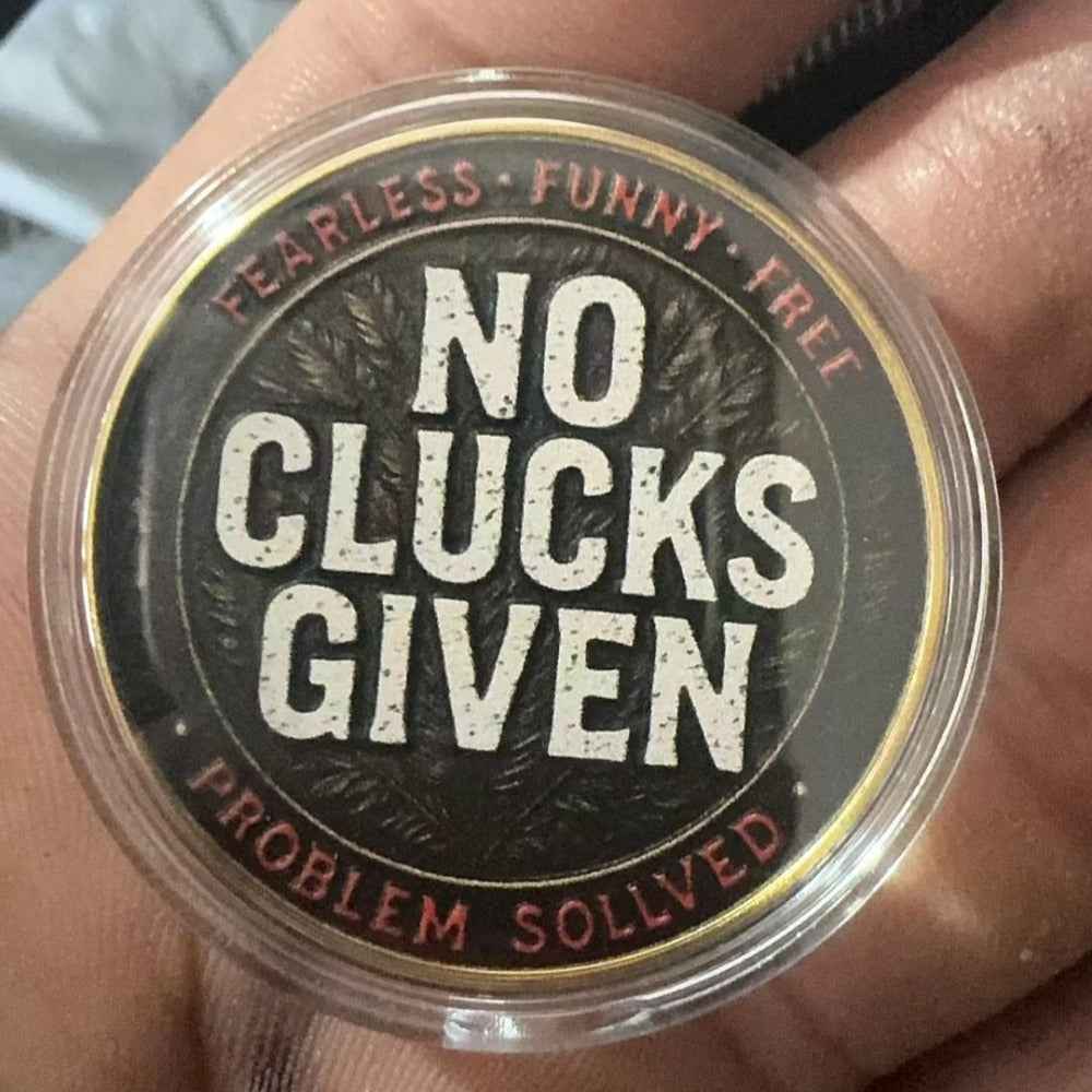 Ten Commemorative Coins Featuring a 3D Relief Design, Playful Quotes in a Chicken-Like Language, Bold, Funny, And Liberating, Creatively Crafted Coins Without Any Grievances