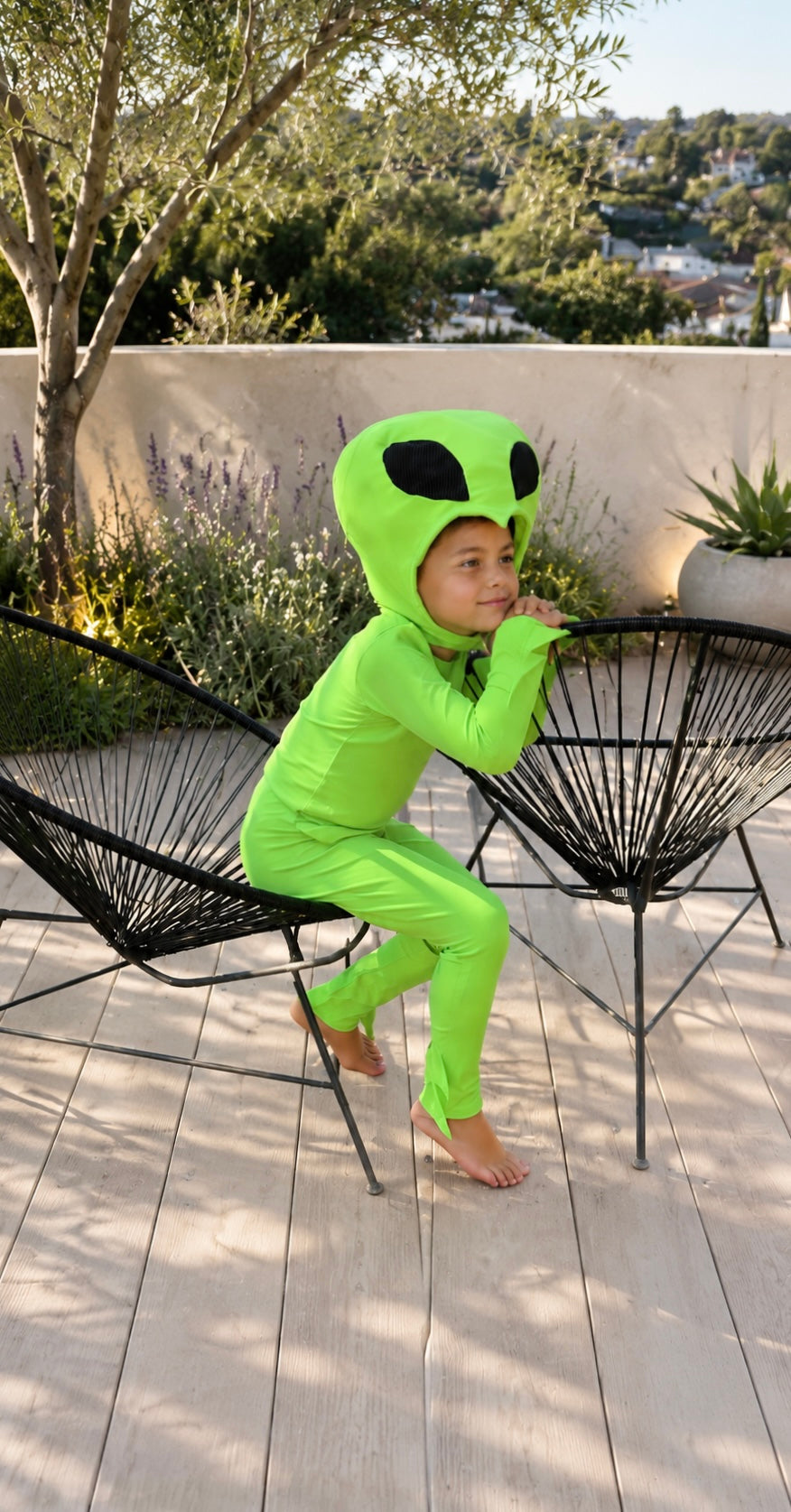 Cosmic Green Alien Halloween Costume by Band of the Wild